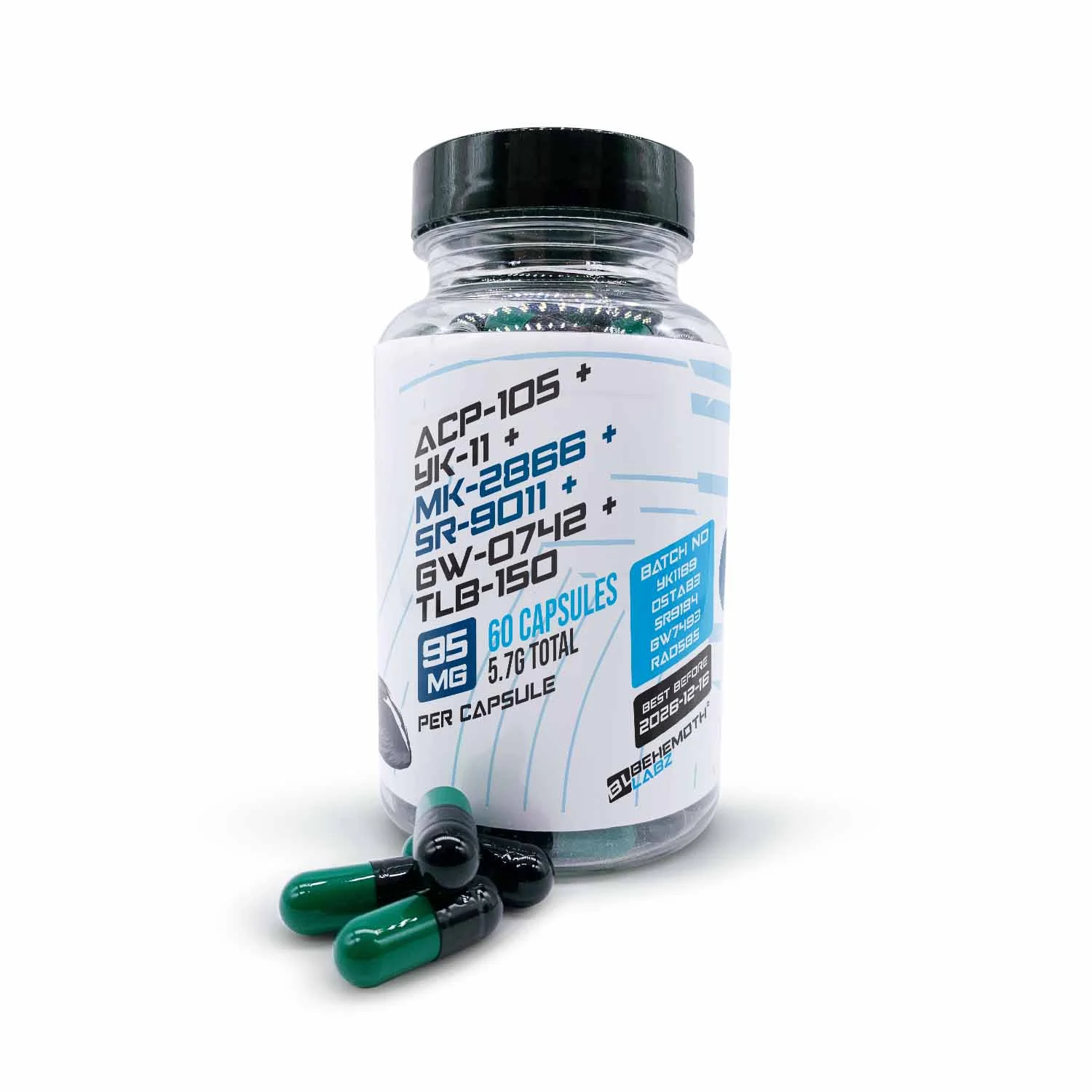 ACP-105 + YK-11 + MK-2866 + SR-9011 + GW-0742 + TLB-150 Capsules - Image 2
