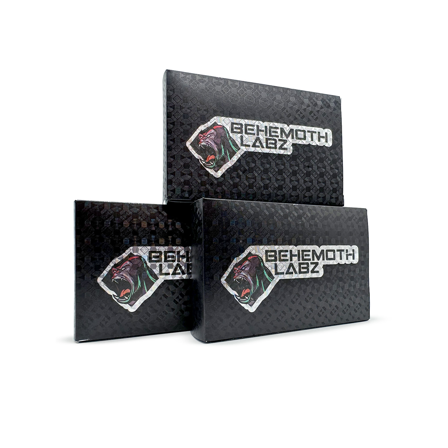 Black Foil Waterproof Playing Cards - Image 2